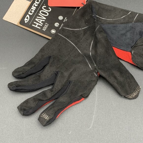 Giro Havoc Mountain Biking Gloves Adult Ginja Red Black X-Large XL Hook Loop NEW - Picture 4 of 7